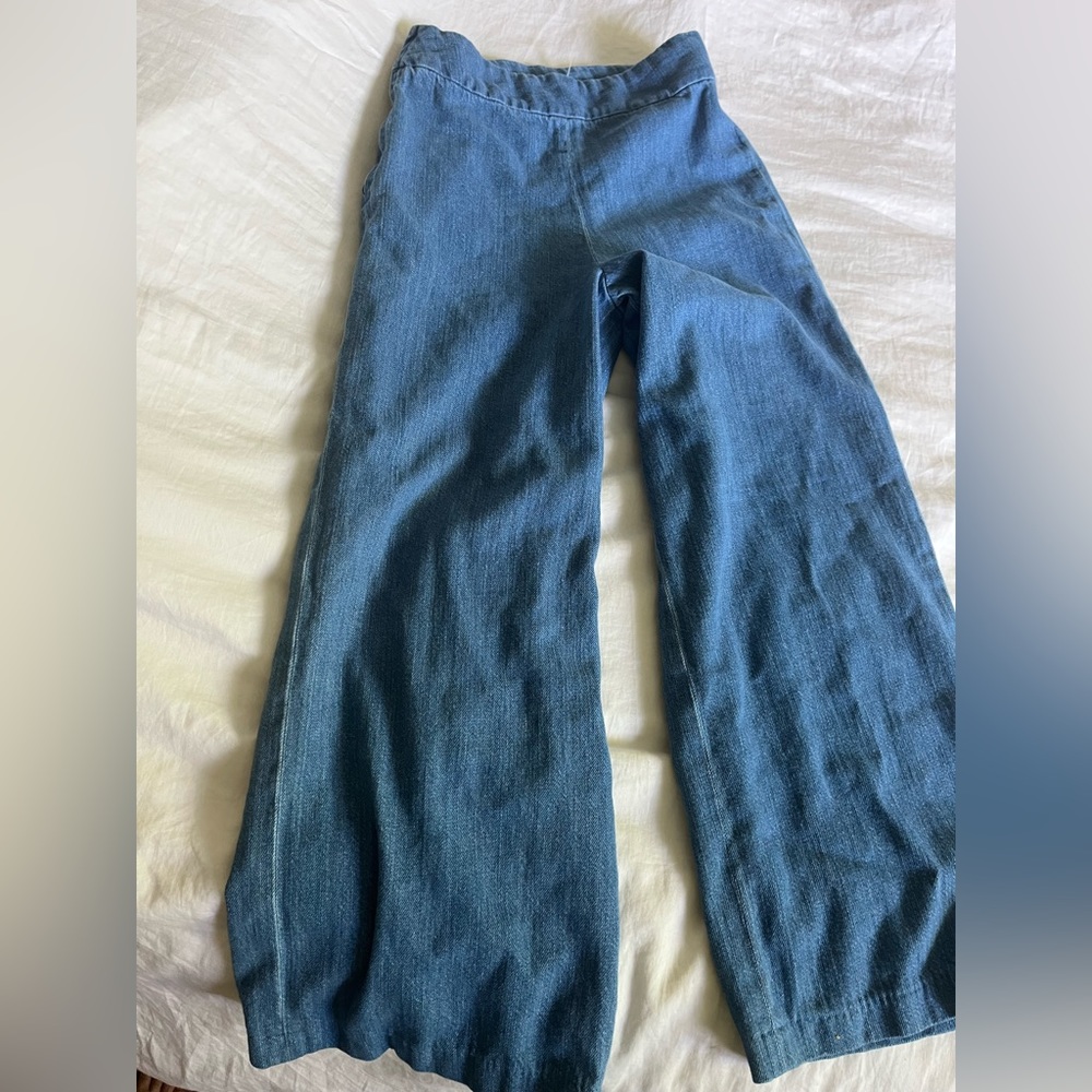 Free People Wide Legged Capri 2 Jeans / Denim
